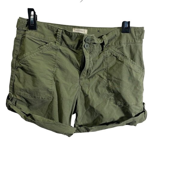 Sanctuary Women’s Standard Surplus Olive Green Utility Shorts Size 28 - Picture 1 of 4